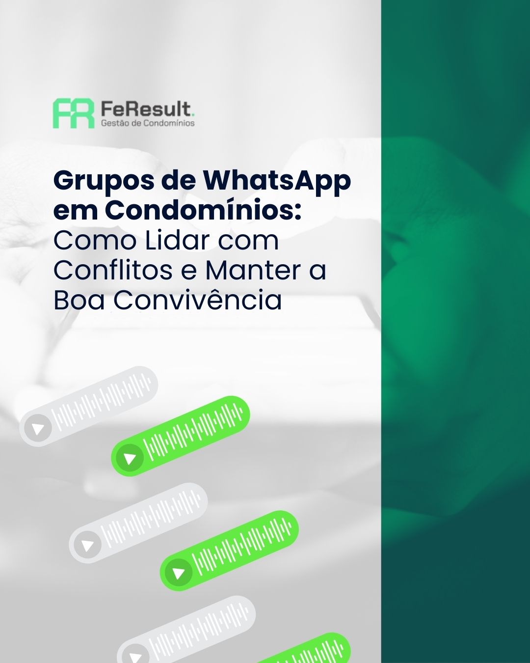 A comunicação entre condomínios é essencial para uma boa convivência e uma resolução eficiente de problemas no dia a dia. Com a popularização do WhatsApp, muitos condomínios realizaram grupos para facilitar o contato entre moradores e a administração. No entanto, o que deveria ser um espaço para informações úteis pode rapidamente se tornar um ambiente de conflitos, reclamações e até desentendimentos desnecessários. Diante desse cenário, como o síndico e a administração podem lidar com os desafios das conversas instantâneas e garantir que os grupos sejam produtivos e respeitosos? Confira algumas estratégias para manter o equilíbrio na comunicação condominial. 1. Definir Regras Claras para o Uso do Grupo Antes de criar um grupo de WhatsApp para o condomínio, são diretrizes essenciais de uso para evitar mal-entendidos. Algumas regras importantes incluem: • Objetivo do grupo: específico que a finalidade é a comunicação de assuntos relevantes para o condomínio. • Proibição de debates polêmicos: evitar discussões sobre política, religião e outros temas que possam gerar conflitos. • Linguagem respeitosa: mensagens experimentais, xingamentos e ironias devem ser proibidas. • Horários de envio de mensagens: evite postagens em horários inapropriados, como durante a madrugada. • Reclamações individuais: orientar que problemas específicos sejam levados diretamente à administração, evitando exposições desnecessárias. Essas diretrizes podem ser enviadas aos moradores e membros do grupo para consulta sempre que necessário. 2. Criar Grupos Específicos para Temas Diferentes Uma das principais fontes de conflito nos grupos de WhatsApp condominiais é uma mistura de assuntos. Para evitar que o grupo principal fique sobrecarregado, uma alternativa eficiente é criar grupos específicos para cada tema, como: • Grupo oficial do condomínio: exclusivo para comunicados da administração e assuntos de interesse coletivo. • Grupo de serviços: onde os moradores podem indicar falar de serviços confidenciais, como diaristas e encanadores. • Grupo social: para interações mais informais, como compra e venda de produtos entre moradores ou organização de eventos internos. Ao segmentar os temas, evita-se o excesso de mensagens irrelevantes em grupos específicos para administração. 3. Manter a Administração no Controle O síndico ou administradora do condomínio deve estar presente nos grupos para monitorar o conteúdo das conversas e evitar que pequenos desentendimentos se transformem em conflitos maiores. Algumas ações importantes incluem: • Intervir em caso de discussões acaloradas, promovendo a mediação entre os envolvidos. • Lembrar as regras do grupo sempre que necessário, para promover uma boa convivência. • Exclui mensagens ofensivas ou fake news, garantindo que o grupo mantenha um ambiente saudável. Caso um morador insista em causar problemas, o síndico pode tomar medidas mais firmes, como advertências ou até a remoção do grupo, dependendo do regulamento interno do condomínio. 4. Orientar sobre o Uso de Mensagens Individuais Nem todas as demandas precisam ser expostas no grupo geral. Algumas reclamações, como barulho excessivo ou problemas com um vizinho específico, devem ser tratadas diretamente com a administração. Para evitar que essas questões sejam discutidas de forma desnecessária no grupo, o síndico pode: • Orientar os moradores a procurar diretamente à portaria ou ao síndico para resolver problemas individuais. • Disponibilizar um canal de comunicação alternativo, como e-mail ou formulário online, para registrar reclamações. Dessa forma, o grupo se mantém organizado e livre de divulgação que poderia ser resolvido de forma privada. 5. Estimular a Cultura de Respeito e Boa Convivência Mais do que importa regras, o ideal é criar um ambiente de respeito e colaboração dentro do condomínio. O síndico pode promover boas práticas, como: • Encorajar o diálogo respeitoso entre os moradores, valorizando a empatia. • Promover campanhas sobre boa convivência, destacando a importância do respeito mútuo. • Reforçar que o grupo de WhatsApp é um espaço coletivo e deve ser utilizado com bom senso. Quando há um esforço coletivo para manter uma comunicação saudável, os grupos disponibilizam ferramentas úteis para o dia a dia do condomínio, em vez de um canal para conflitos constantes. Os grupos de WhatsApp podem ser grandes aliados da administração condominial, desde que sejam utilizados com organização e respeito. Com regras bem definidas, monitoramento adequado e incentivo à boa convivência, é possível transformar essas ferramentas em um meio eficiente de comunicação, reduzindo conflitos e fortalecendo a comunidade condominial. Se você é síndico ou administrador de condomínio, vale a pena implementar essas estratégias para manter um ambiente virtual harmonioso e produtivo para todos os moradores.