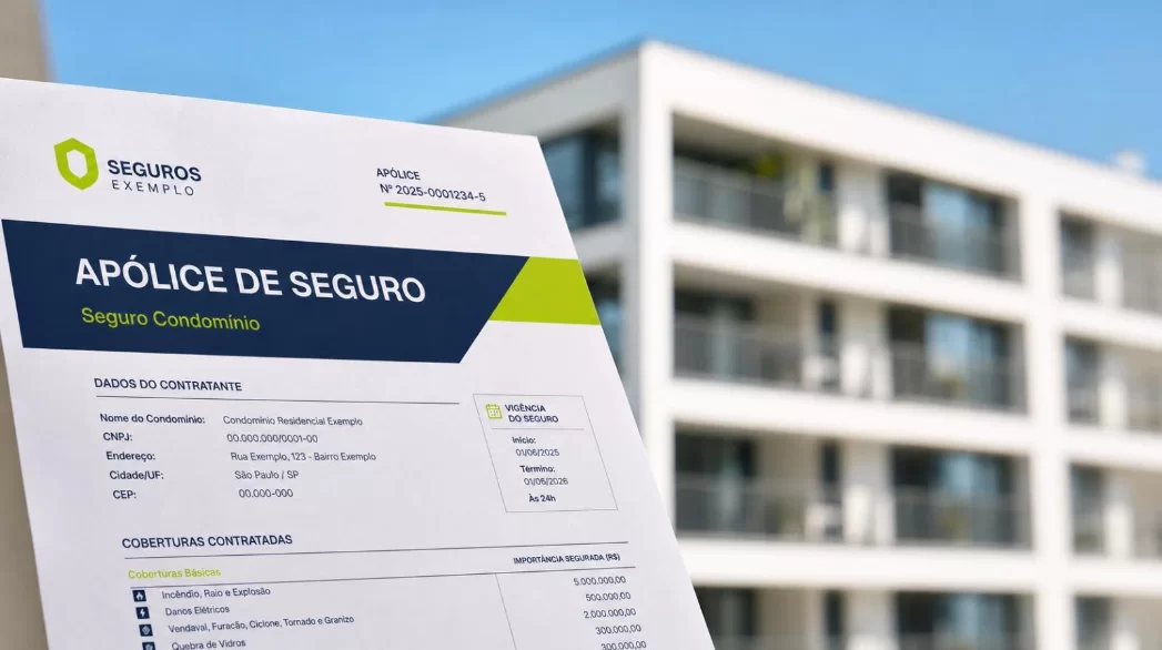 Seguro condominial: obrigatoriedade, tipos de cobertura e papel do síndico